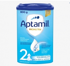 德国仓库现货 Aptamil 爱他美 2段 婴儿奶粉 6-10个月 A2 800g——打包重量1150g