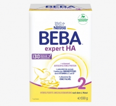 Nestle BEBA HA 2 雀巢 贝巴 HA 2段 免敏婴儿奶粉 6-10个月 NHA2 550g