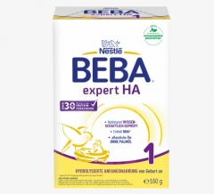 Nestle BEBA HA 1 雀巢 贝巴 HA 1段 免敏婴儿奶粉 0-6个月 NHA1 550g